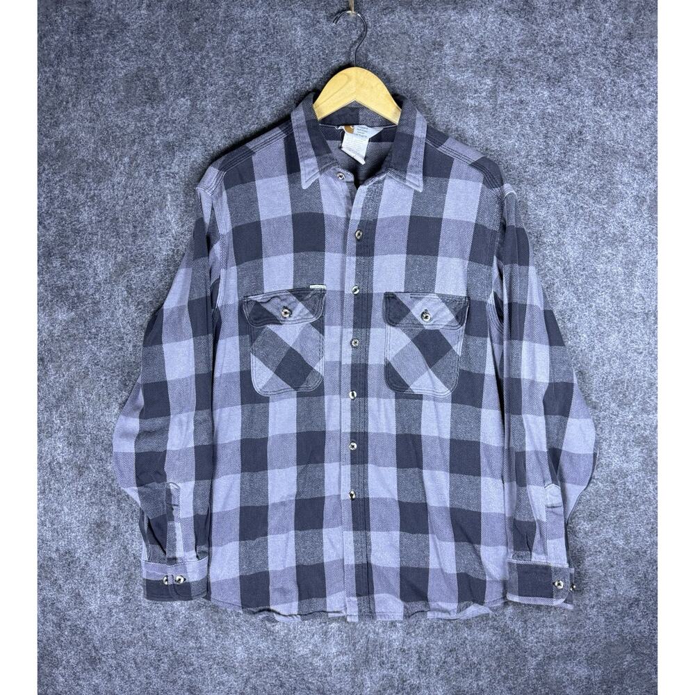 Carhartt Shirt Men's XL Flannel Shacket USA 90's Y2K Workwear Streetwear Rugged